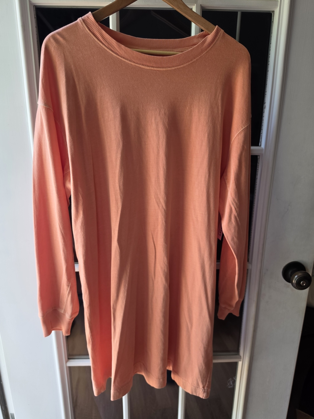 Old Navy Coral Long-Sleeve Sweatshirt